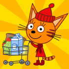 Kid-E-Cats: Grocery Store & Cash Register Games Icon