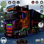 Truck Driving Euro Truck Icon